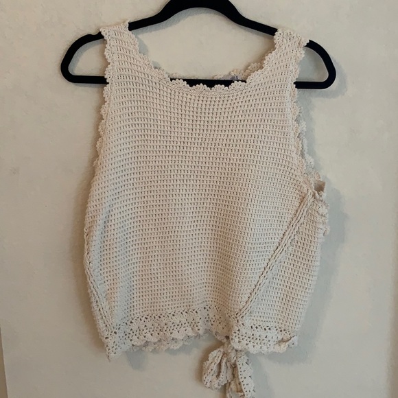 Dex Crochet Sweater Tank - Picture 1 of 3